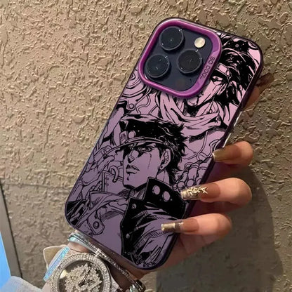 Anime JoJos Bizarre Adventure Phone Case For iPhone 17 16e 16 15 14 13 12 11 mini Pro Max XR XSMAX 8 7 Air Plus Anti Fall Matte