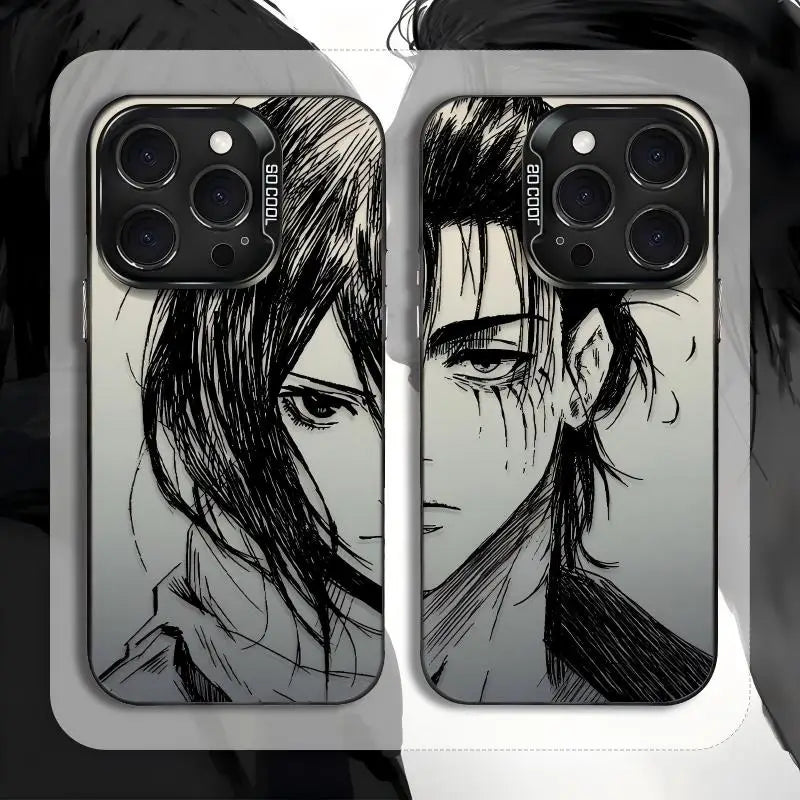 Attack On Titan Cool Anime Phone Case For iPhone 17 16e 16 15 14 13 12 11 Pro Max X XR XSMAX 8 7 Air Plus Anti Fall Matte Cover