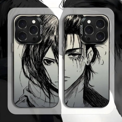 Attack On Titan Cool Anime Phone Case For iPhone 17 16e 16 15 14 13 12 11 Pro Max X XR XSMAX 8 7 Air Plus Anti Fall Matte Cover
