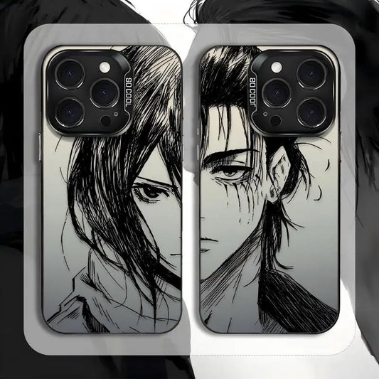 Attack On Titan Cool Anime Phone Case For iPhone 17 16e 16 15 14 13 12 11 Pro Max X XR XSMAX 8 7 Air Plus Anti Fall Matte Cover
