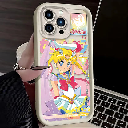 Anime S-Sailors Moons Phone Case for Samsung S26 S25 S24 S23 S22 S21 S20 F06 M16 Note 20 FE Plus Ultra 4G 5G Silicone TPU Cover