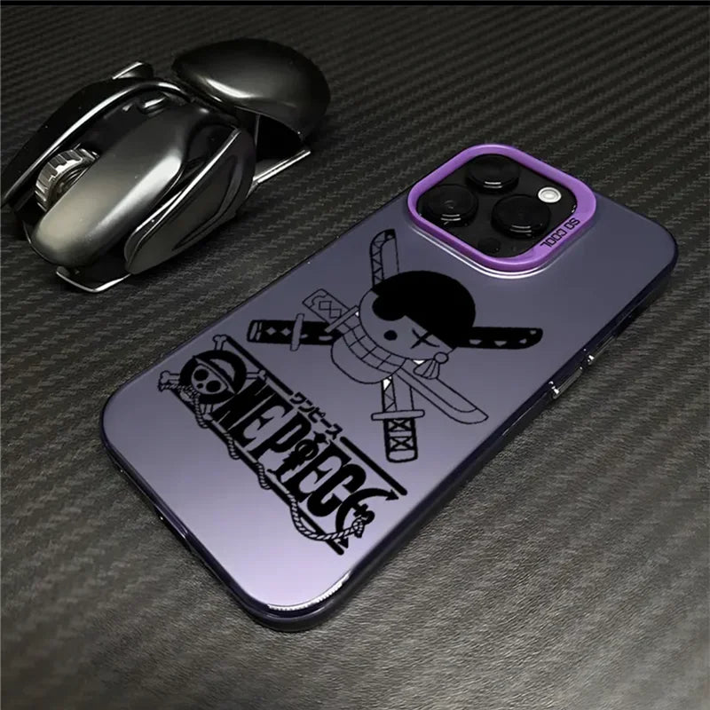 ONE PIECE Edward Newgate Wanted Phone Case For IPhone 16 15 14 13 12 11 Pro Max Whitebeard Pirates Zoro Model Shockproof Cover