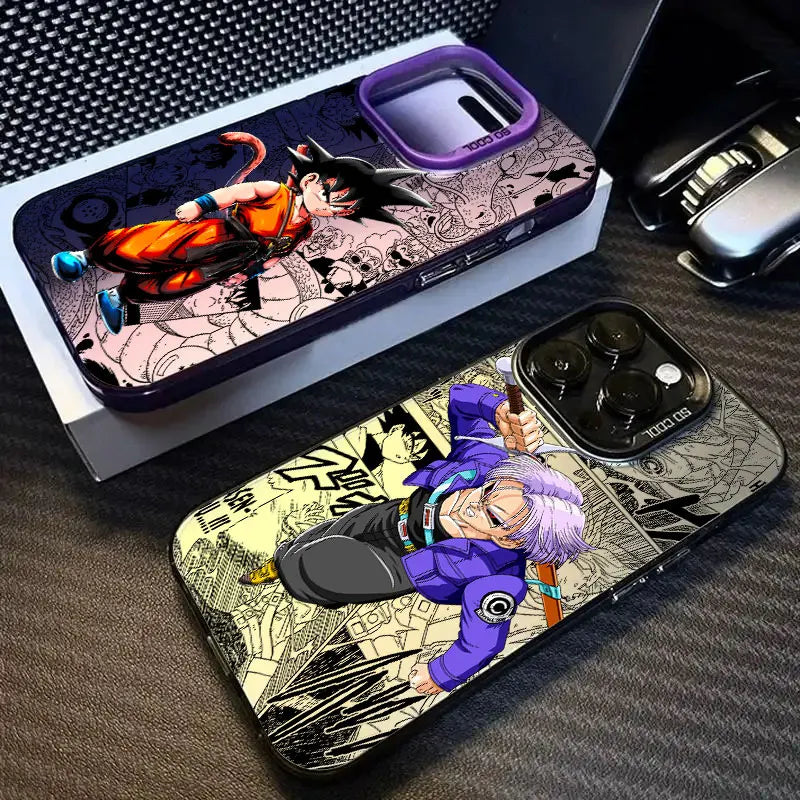 Anime GokuS Trunks CoqueS DragonS BallS Phone Case For iPhone 17 17e 16e 16 15 14 13 12 11 mini Pro Max Air Plus Anti Fall Cover