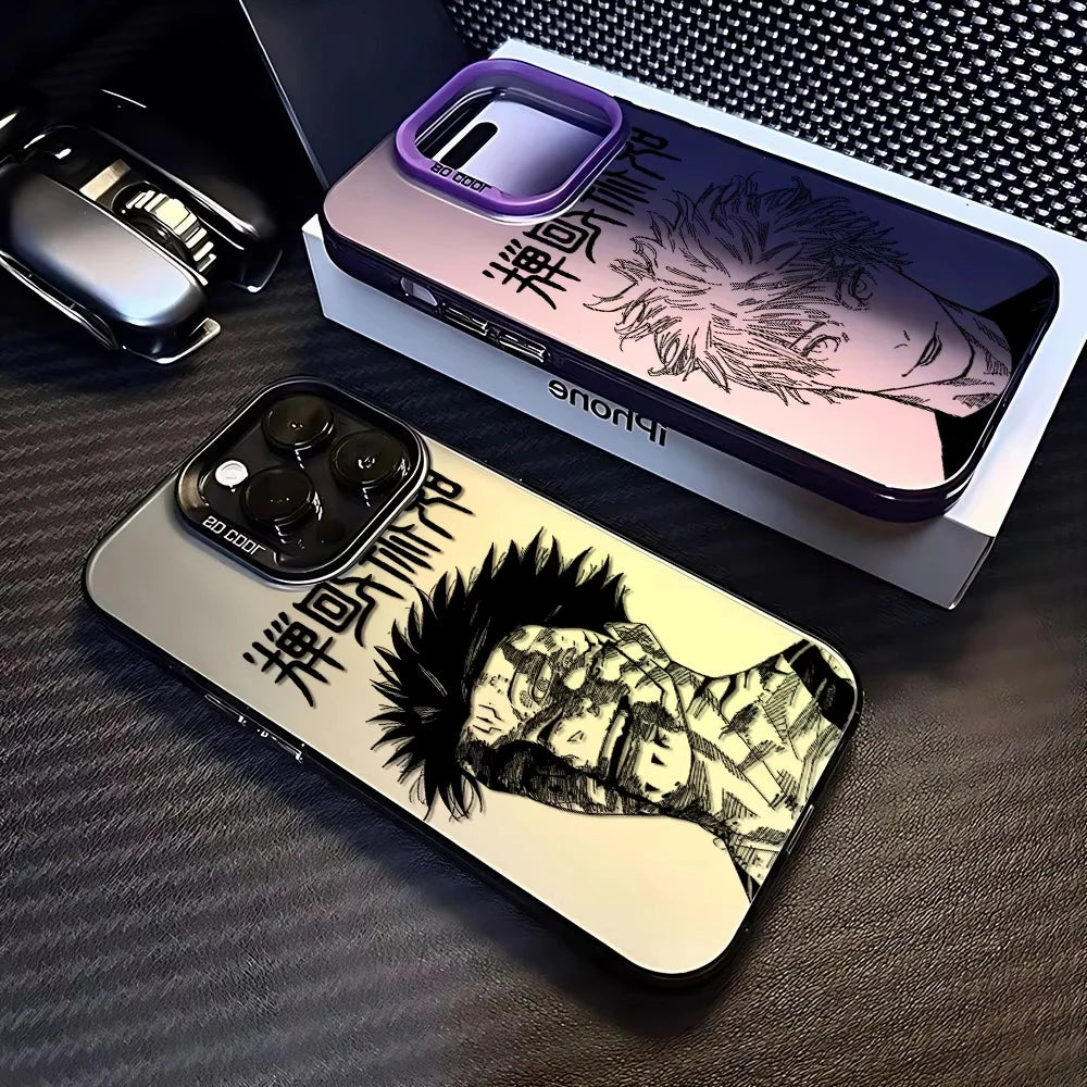Anime Jujutsu Kaisen Phone Case For IPhone 16 15 14 13 12 11 Pro Max X XR XS 7 8 Plus Mini SE 2020 2022 Gojo Satoru