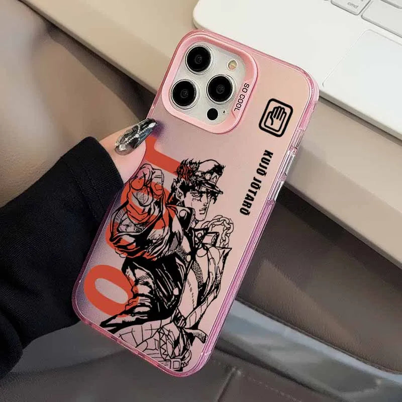 JoJo Bizarre Adventure Phone Case For iPhone 17 16e 16 15 14 13  mini Pro Max X XR XSMAX 8 7 Air Plus Anti Fall Matte Back Cover