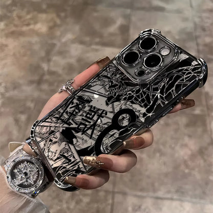 Anime Kaiju No 8 Kafka Phone Case For iPhone 16 e 15 14 13 12 11 Pro Max XS X XR Plus Mini SE 2020 2022 Plating Coque Funda