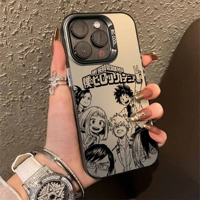 Anime My Hero Academia Phone Case For iPhone 17 16e 16 15 14 13 12 11 mini Pro Max X XR XSMAX 8 7 Air Plus Anti Fall Matte