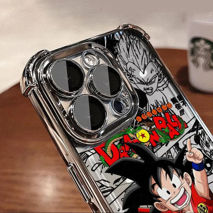 Dragon Ball Anime Goku Case for iPhone 13 14 16 Pro Max 17 Air 12 11 15 Plus Soft Phone Cover
