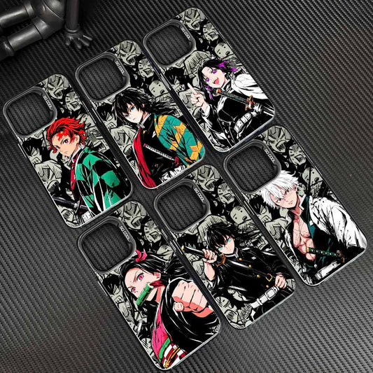Demon Slayer Anime Cute Cover For Apple iPhone 17 Air 16E 16 15 14 13 12 mini Pro Max Plus Colorful Phone Case