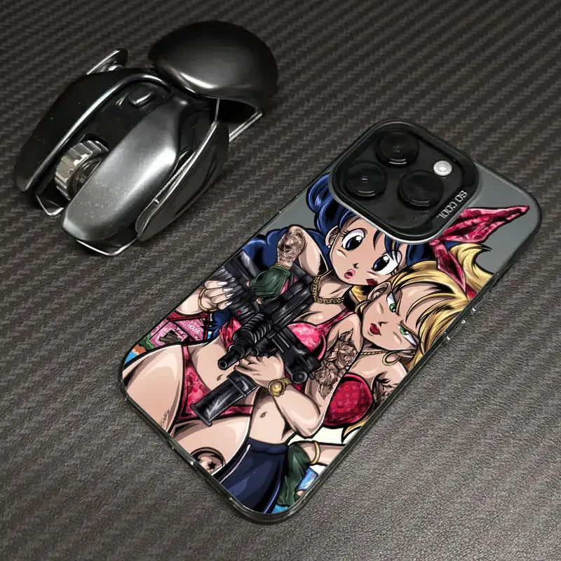 Phone Case For iPhone 17 17e 16 15 14 13 12 11 mini Pro Max X XR XSMAX 8 7 Air Plus Anti Fall Matte Cool Dragons Balls Cartoon