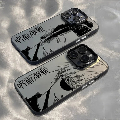 Anime Cartoon J-Jujutsu K-Kaisen Phone Case For IPhone 14 15 16 17 Pro Max Plus 12 13 Mini 16E Casing Hard IMD Fashion