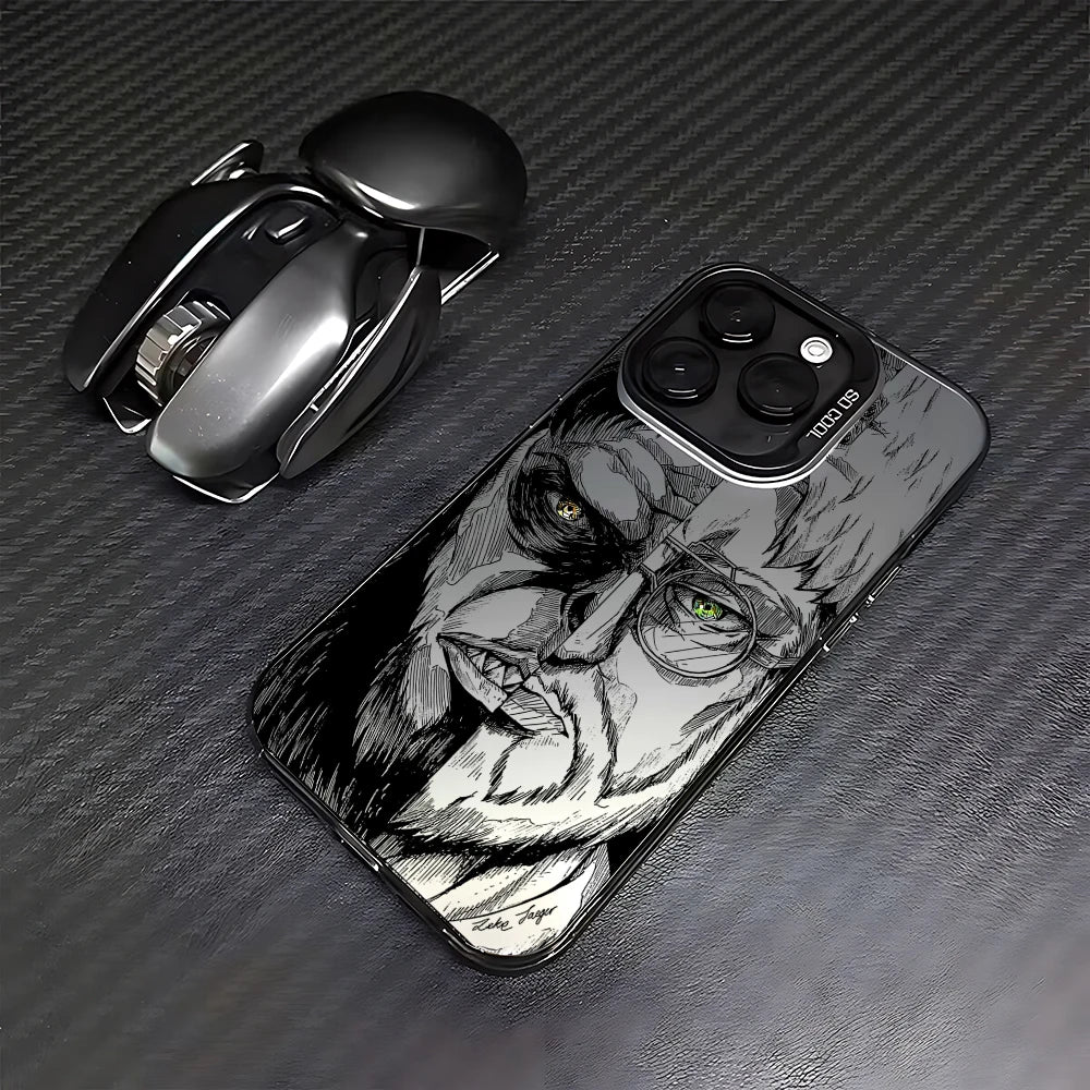 Luxury Hot Anime Attack On Titan Phone Case For iPhone 17 16e 16 15 14 13 12 11 mini Pro Max X XR Air Plus Anti Fall Matte Cover