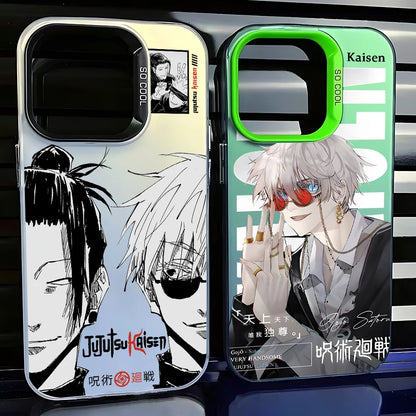 Comics Jujutsus Kaisens Satoru Gojo Phone Case For iPhone 16 15 14 13 12 11 Pro Max X XR XSMAX 8 7 Plus Candy Matte Back Cover