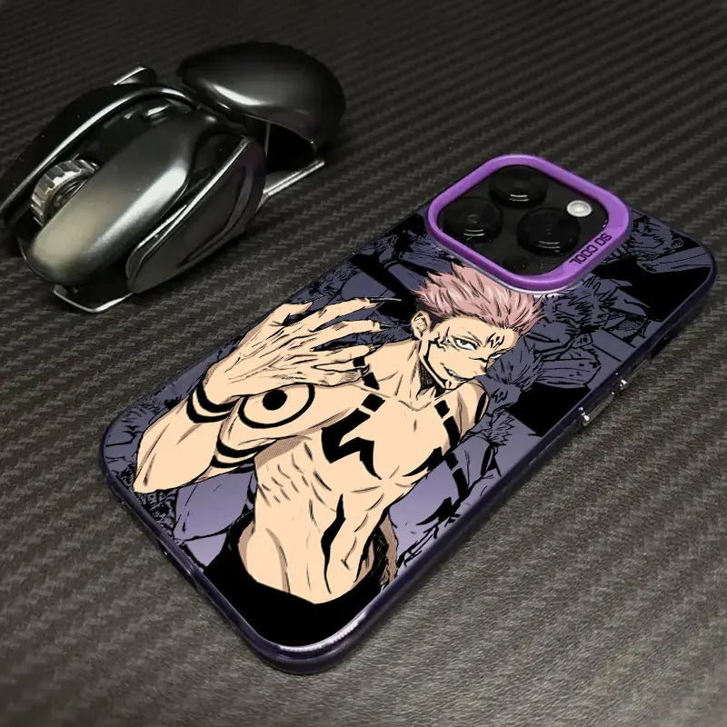 Jujutsu Kaisen Sukuna Gojo Satoru Anime Coque Phone Case For iPhone 17 16e 16 15 14 13 12 11 Pro Max Air Plus Anti Fall Cover
