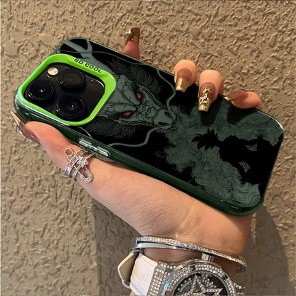 DRAGON BALL SHENRON GOKU SILHOUETTE Hard Case for iPhone 12 17 Air Pro Max 16 15 11 14 13 Pro Max XS X XR Plus 8 7 SE 2020 Cover