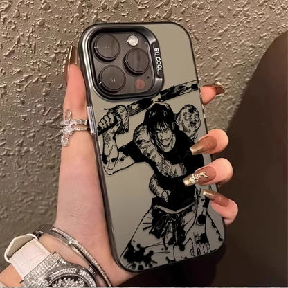 Anime Jujutsu Kaisen Frosted Case for iPhone 17 Air 16 E 15 14 Plus 13 12 Mini 11 Pro Max Acrylic Silicone Shockproof Hard Cover