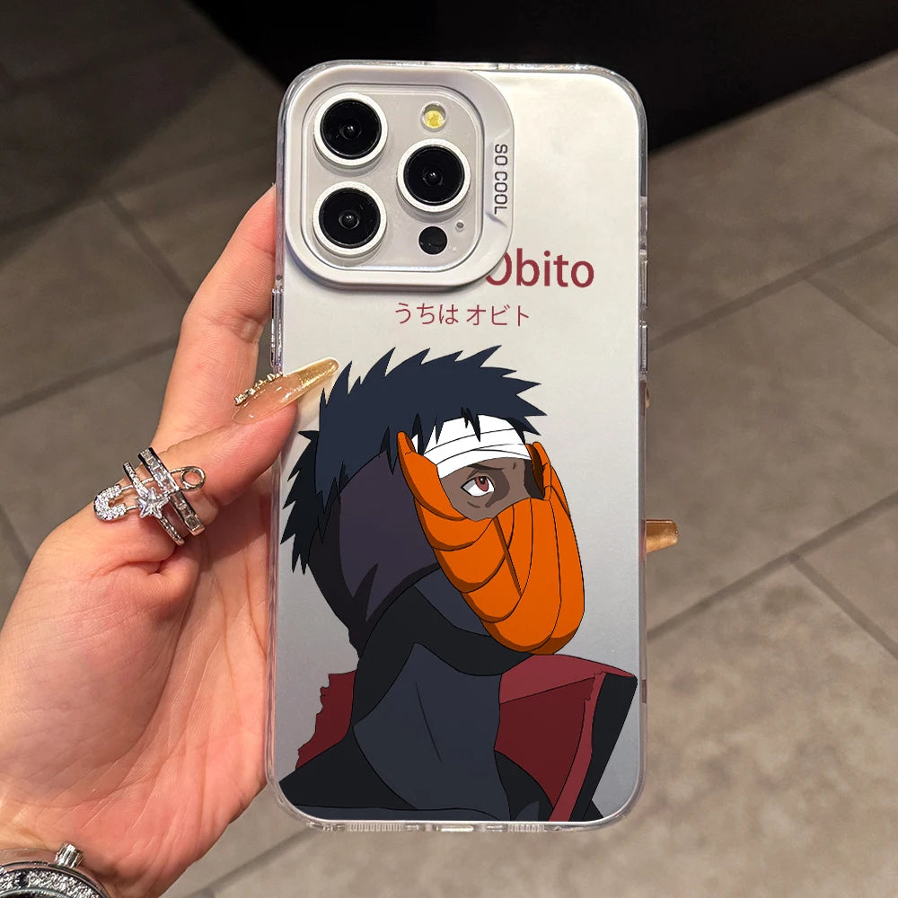 Hot Narutos Uchihas ObitoS Phone Case For iPhone 17 17e 16e 16 15 14 13 12 11 mini Pro Max X Air Plus Anti Fall Matte Back Cover