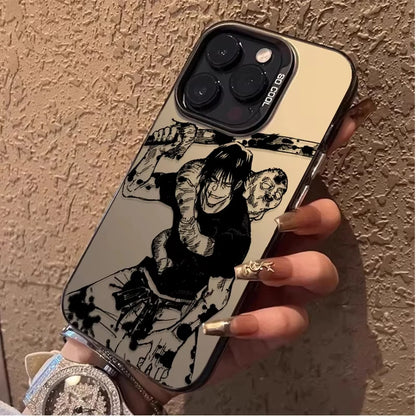Anime Jujutsu Kaisen Frosted Case for iPhone 17 Air 16 E 15 14 Plus 13 12 Mini 11 Pro Max Acrylic Silicone Shockproof Hard Cover