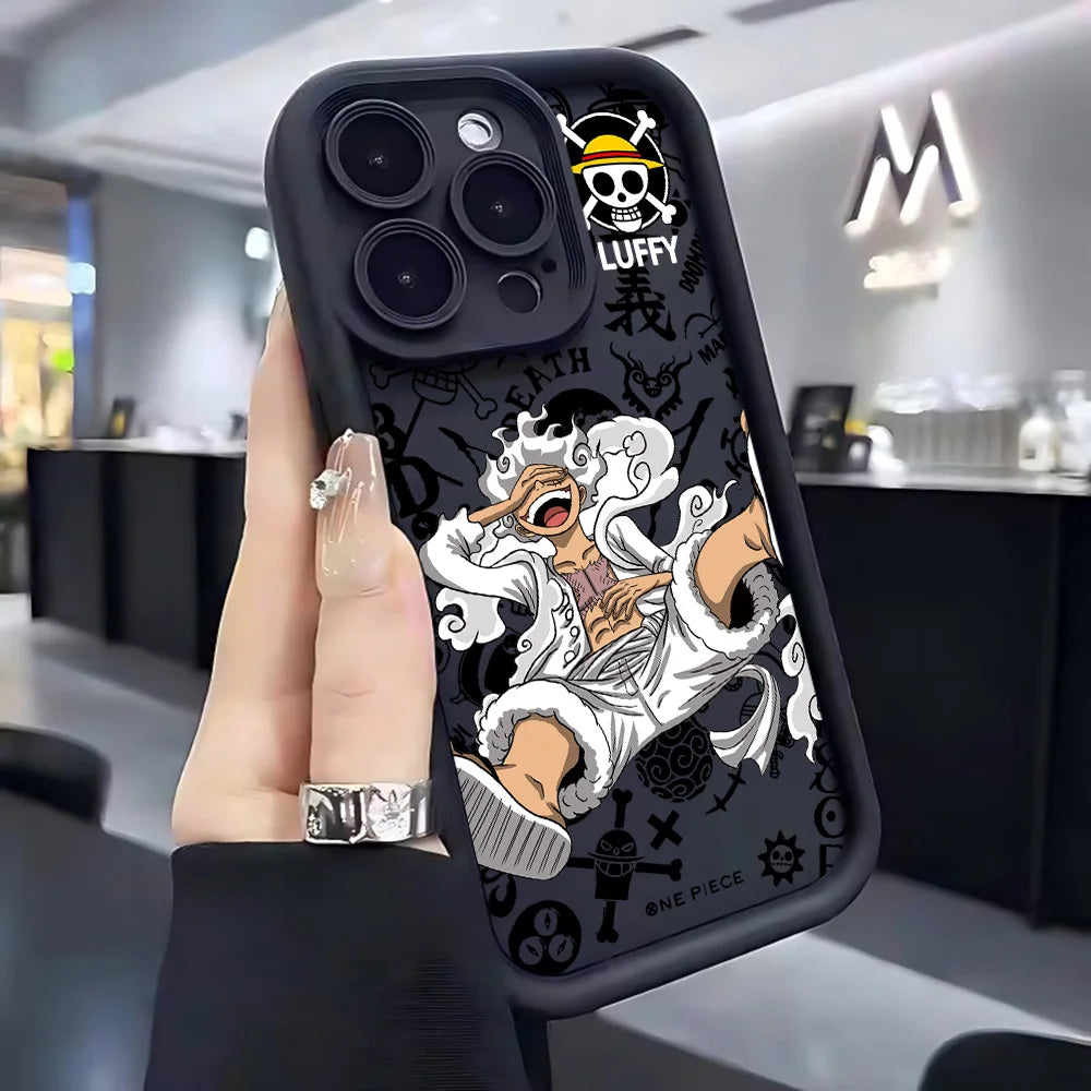 Anime O-Ones Pieces Luffys Zoros Phone Case for IPhone 17e 17 16e 16 15 14 13 12 11 Air Pro Max Mini XR Plus Soft TPU Back Cover