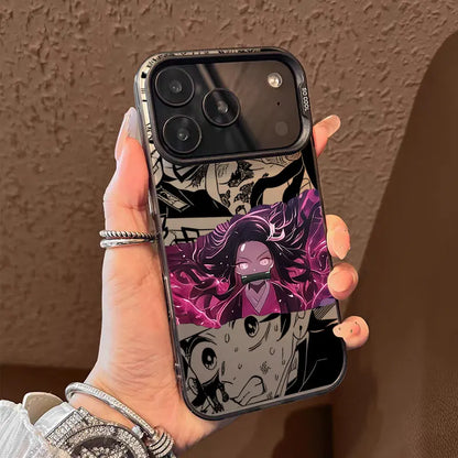 Phone Case For Apple iPhone 17 Air 16E 15 14 Plus 13 12 11 Pro Max Mini Funda Cover Kimetsu No Yaiba Demon Slayer Anime
