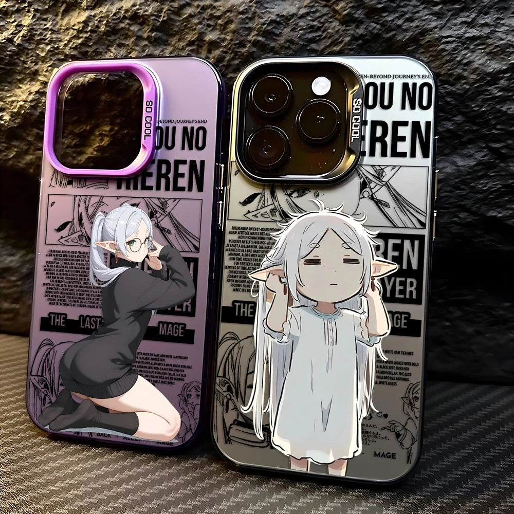 Hot Comics Frierens Phone Case for Samsung Galaxy S26 S25 S24 S23 S22 S21 S20 Note20 Ultra Edge Plus 4G 5G Anti Fall Matte Cover