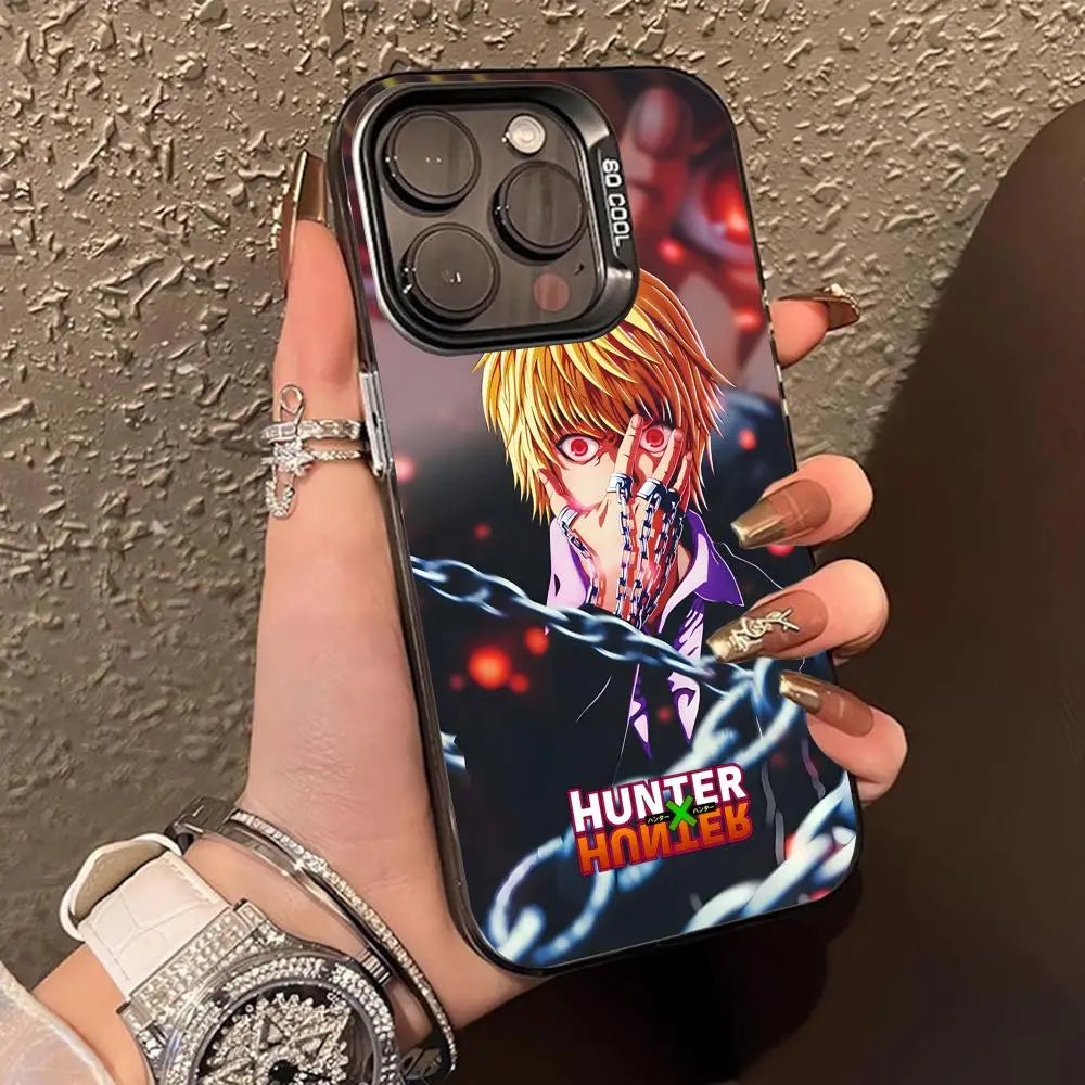 Hunter Kurapika Mobile Phone Case for iPhone 17 16 15 14 13 12 11 X XR XS 8 7 Pro Max Plus Translucent Colour Protective Luxury