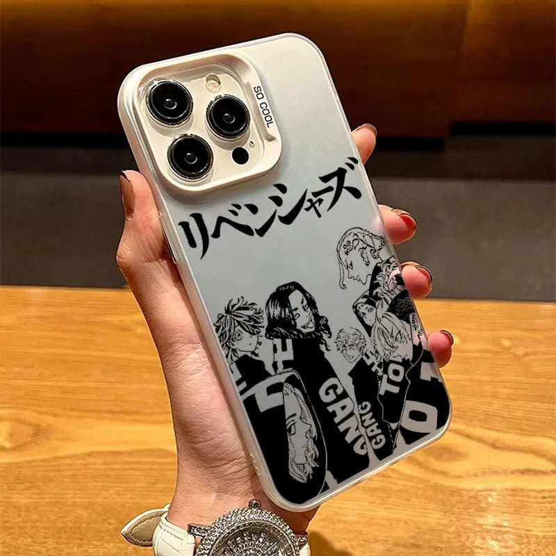 Phone Case For Apple iPhone 17 Air 16E 15 14 Plus 13 12 11 Pro Max Mini Funda Cover Tokyo Revengers Anime