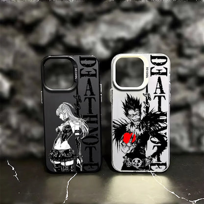Anime Death Note Phone Case For iPhone 17 16e 16 15 14 13 12 11 mini Pro Max X XR XSMAX 8 7 Air Plus Anti Fall Matte Back Cover