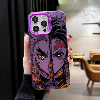 Phone Case for DEMON SLAYER TANJIRO GIYUU RENGOKU iPhone 12 17 Air Pro Max 16 15 11 14 13 Pro Max XS X XR Plus 8 7 SE 2020 Cover