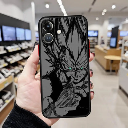 Case for iPhone 17 Pro Max 15 XS XR 11 Air 16 Plus 7 8 SE 14 13 Mini 12 Funda Back Phone Cover Dragon Ball Goku Vegeta