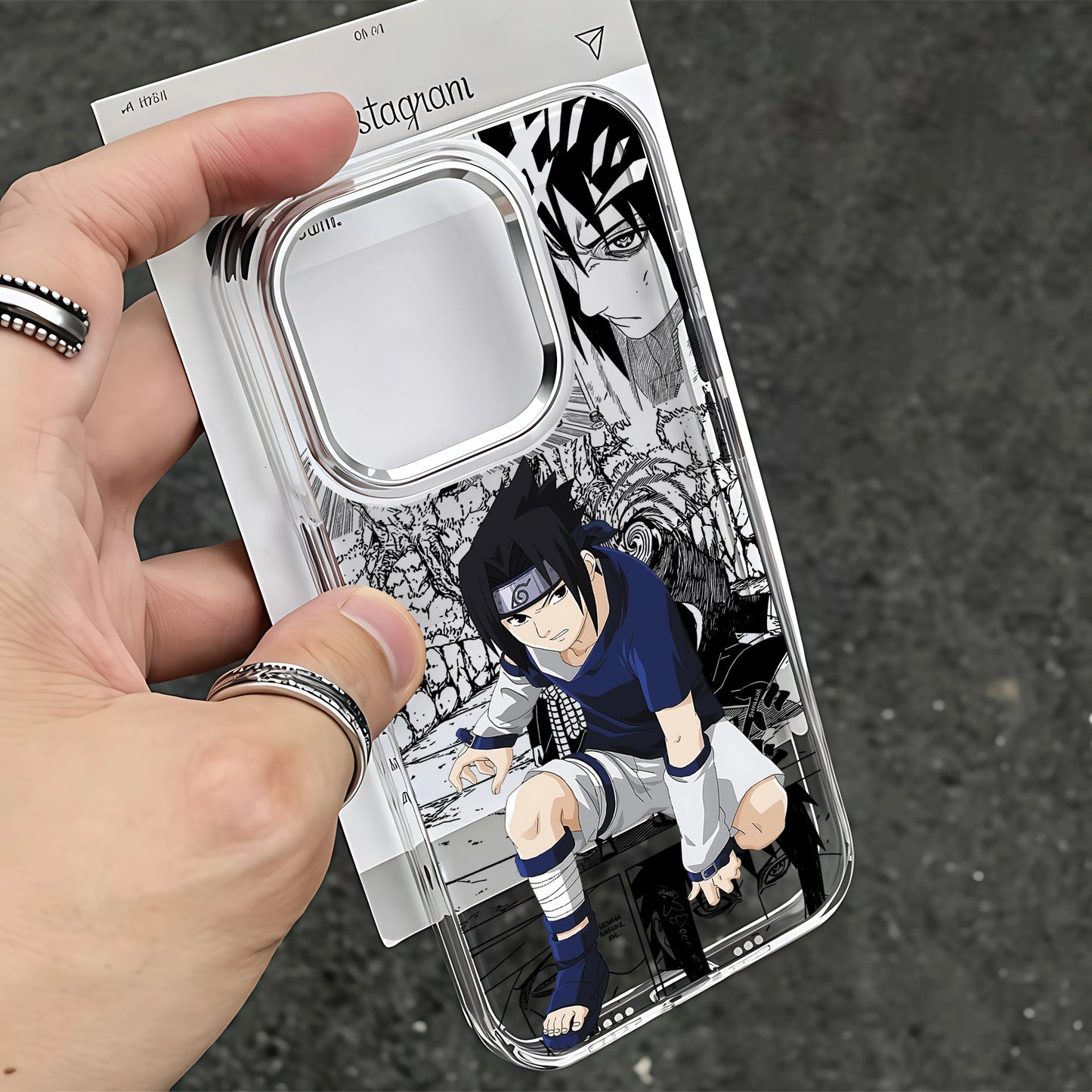 Anime Uchihas Sasukes Phone Case For iPhone 17e 17 16e 16 15 14 13 12 11 mini Pro Max X XR XSMAX 8 7 Air Plus Clear