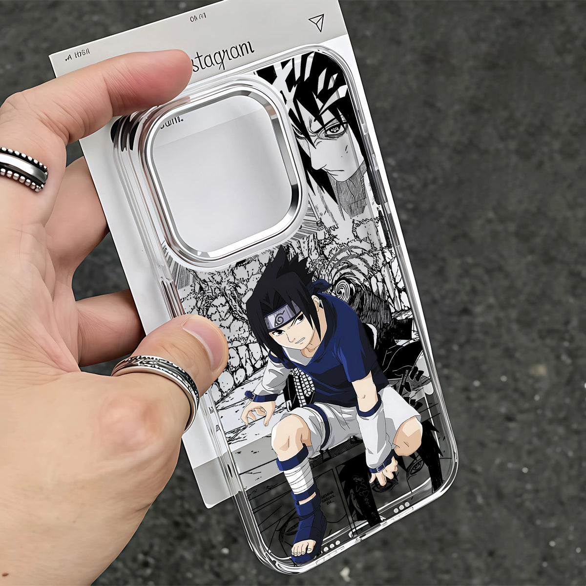 Anime Uchihas Sasukes Phone Case For iPhone 17e 17 16e 16 15 14 13 12 11 mini Pro Max X XR XSMAX 8 7 Air Plus Clear