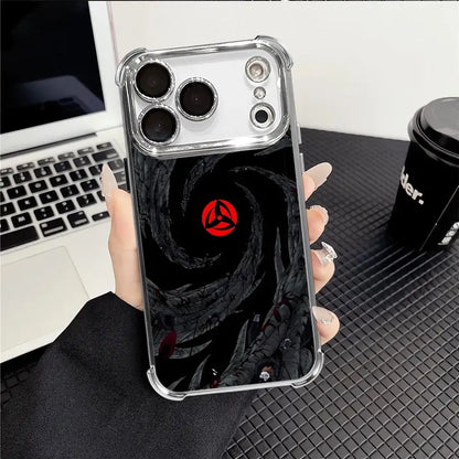 Anime Sasukes N-arutos Plating Phone Case For Samsung S26 S25 S24 S23 S22 S21 S20 FE Note20 Edge Plus Ultra 4G 5G Anti Fall
