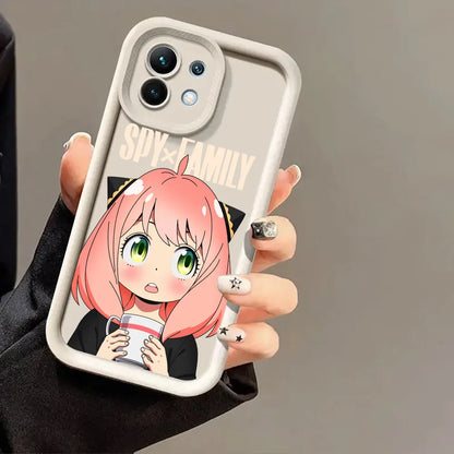 Cartoon Kawaii Spy X Family Anime Phone Case for Xiaomi 13T 14T 15T 17T Pro 15 Ultra Poco M7 M8 F8 F7 X6 X7 X8 17 Pro Max Cover