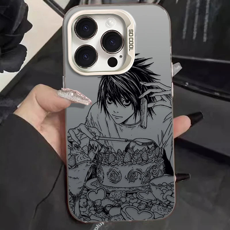 Anime Deaths Note Phone Case For iPhone 17 17e 16e 16 15 14 13 12 11 mini Pro Max X XR XSMAX Air Plus Anti Fall Matte Back Cover