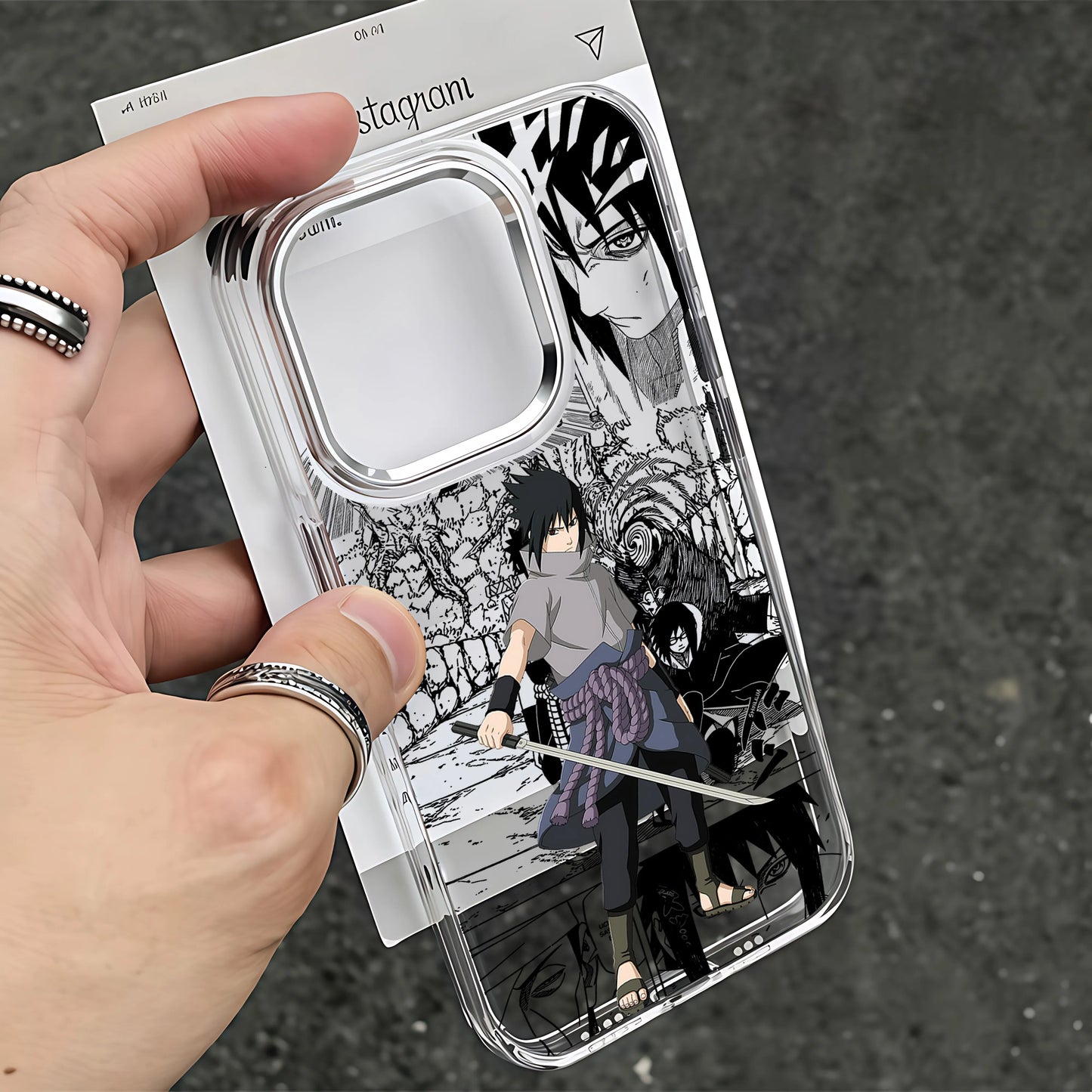 Anime Uchihas Sasukes Phone Case For iPhone 17e 17 16e 16 15 14 13 12 11 mini Pro Max X XR XSMAX 8 7 Air Plus Clear