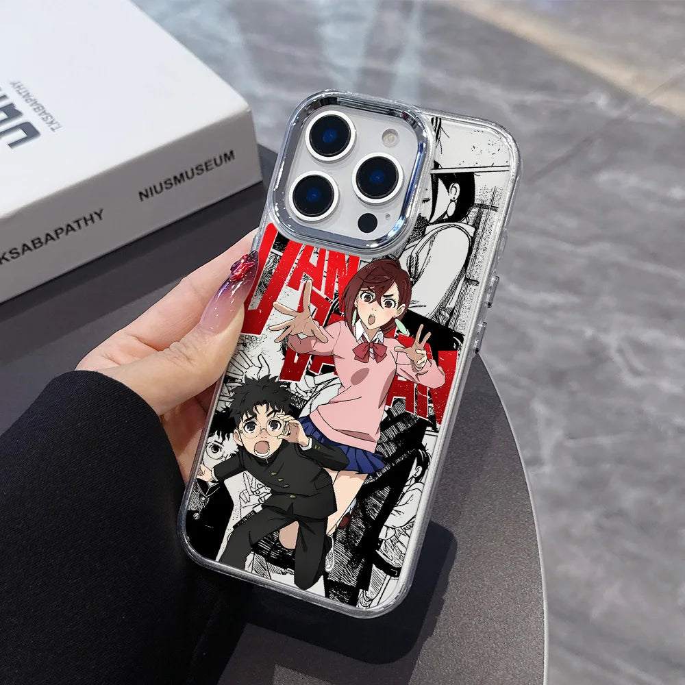 New DanDaDan Anime Phone Case For iPhone 17 16e 16 15 14 13 12 11 mini Pro Max X XR XSMAX 8 7 Air Plus Transparent Soft Cover