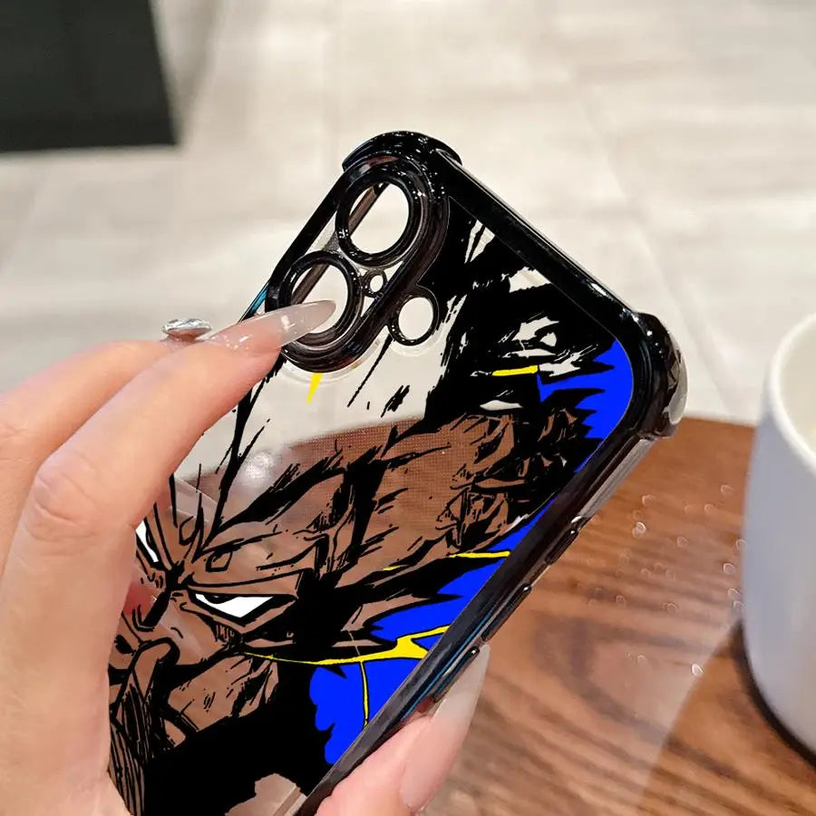 Dragon Ball Vegeta Kakarot Goku Soft Phone Cover Case for iPhone 14 16 Pro Max 13 15 Plus 11 12 17 Air