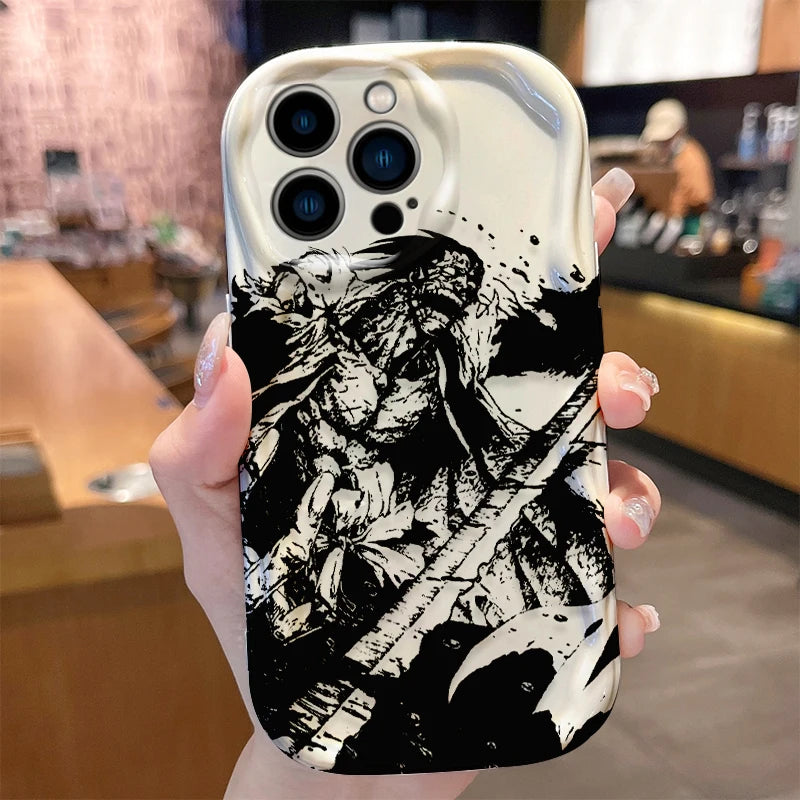 Anime Bleach Wave Phone Case For iPhone 17 Air 16 15 14 13 12 11 Pro Max Plus Mini SE2020 2022 Shockproof Silicone Back Cover