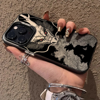 DRAGON BALL SHENRON GOKU SILHOUETTE Hard Case for iPhone 12 17 Air Pro Max 16 15 11 14 13 Pro Max XS X XR Plus 8 7 SE 2020 Cover