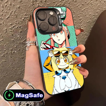 Anime Spy Family Mobile Phone Case for iPhone 17 16 15 14 13 12 11 Air Pro Max Plus MagSafe Translucent Colorful Cover Cover