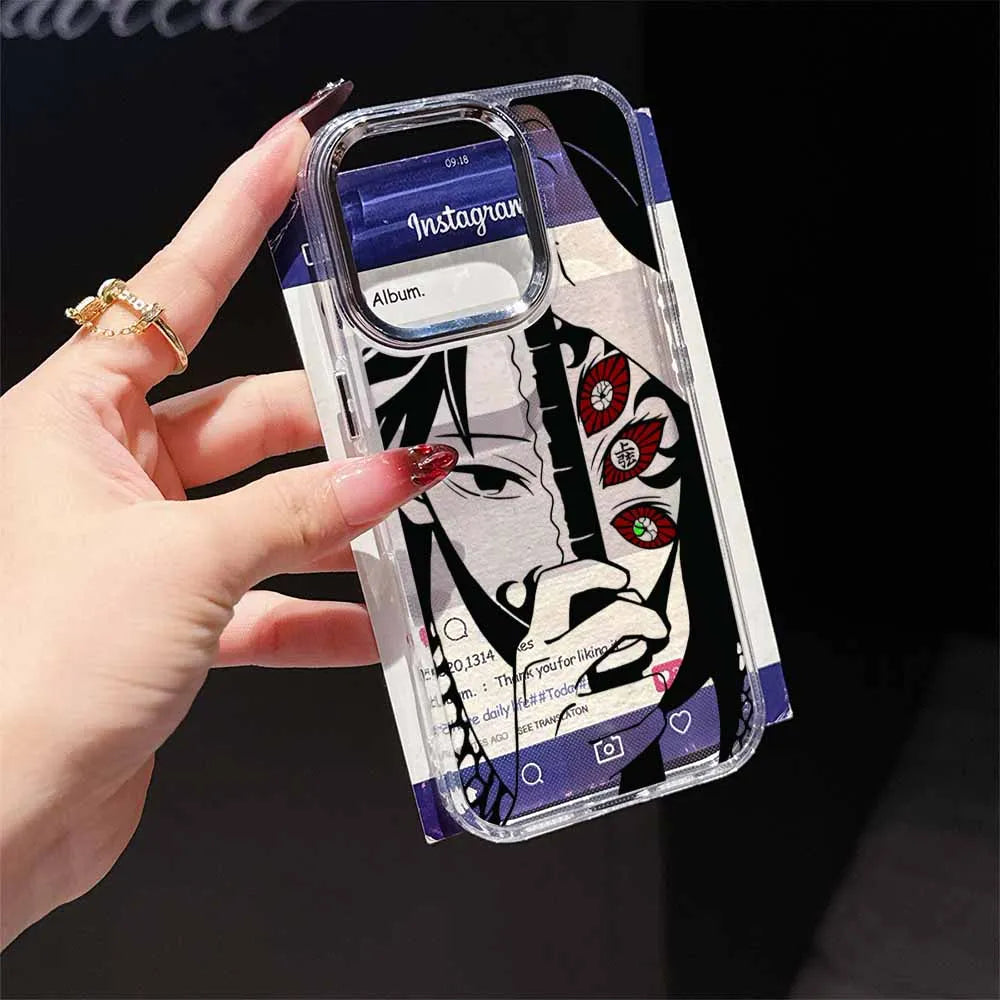 Anime D-emons Slayers Phone Case For Apple iPhone 17 AIR 16E 15 14 13 12 11 Pro Max Plus Transparent Soft Cover