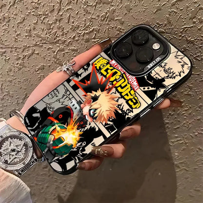 Anime My Hero Academia Phone Case For iPhone 17 16e 16 15 14 13 12 11 mini Pro Max X XR XSMAX 8 7 Air Plus Anti Fall Matte Back