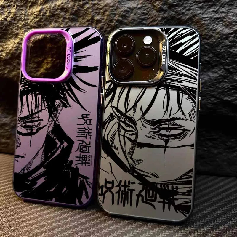 Jujutsu Kaisen Anime Phone Case For iPhone 17 16e 16 15 14 13 12 11 mini Pro Max X XR 8 7 Air Plus Anti Fall Matte Back Cover
