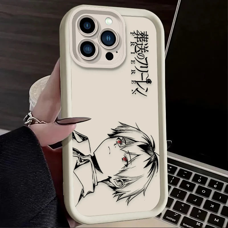 Anime Frieren Cute Fern Silicone Phone Case For iPhone 17 Air 16 16E 15 14 13 12 11 Pro Max X XS X S Max XR SE 2020 SE4 7 8 Etui