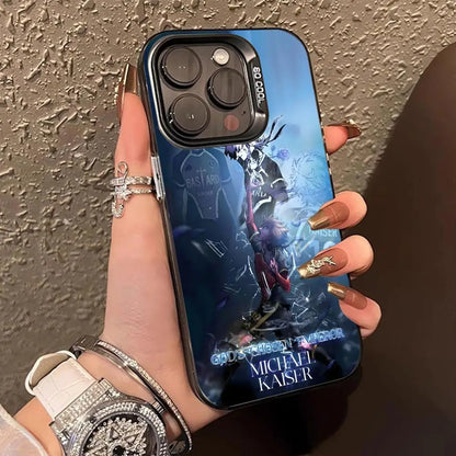 Blue Lock Michael Kaiser Phone Case for iPhone 16 15 14 13 12 11 X XR XS 8 7 Pro Max Plus Translucent Colour Printing Smartphone