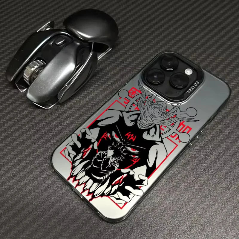Mahoraga Toji Fushiguro Jujutsu Phone Case For iPhone 17 16e 16 15 14 13 12 11 mini Pro Max X XR 8 7 Air Plus Anti Fall Matte