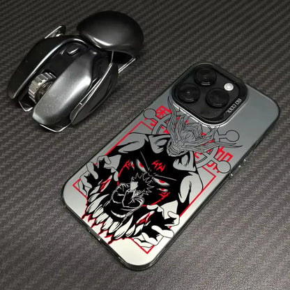 Mahoraga Toji Fushiguro Jujutsu Phone Case For iPhone 17 16e 16 15 14 13 12 11 mini Pro Max X XR 8 7 Air Plus Anti Fall Matte