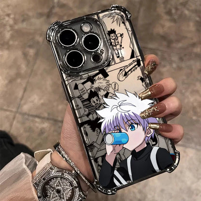 Anime Hunter X Hunter Phone Case For iPhone 17 17e 16e 16 15 14 13 12 11 Pro Max X XR XSMax 7 8 Mini Air Plus Anti-Fall Airabag