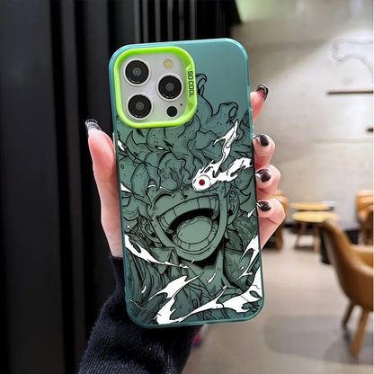 O-One P-Piece Hard Plating Case for Luffy Zoro IPhone 12 17 Air Pro Max 16 15 11 14 13 Pro Max XS X XR Plus 8 7 SE 2020 Cover
